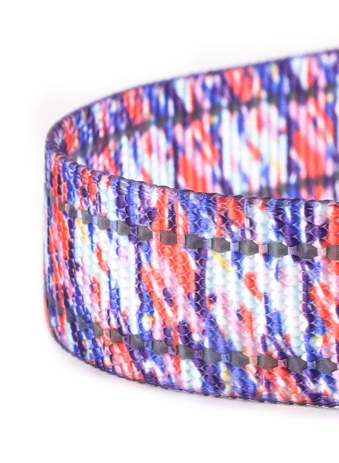 كيوكيو بيتس طوق عاكس للكلاب من QQPETS: نايلون ناعم مطبوع بنمط لطيف قابل للتعديل للجراء من الجنسين، صغير جدًا، متوسط، وكبير الحجم (رسومات جرافيتي صغيرة وملونة) - Image 5