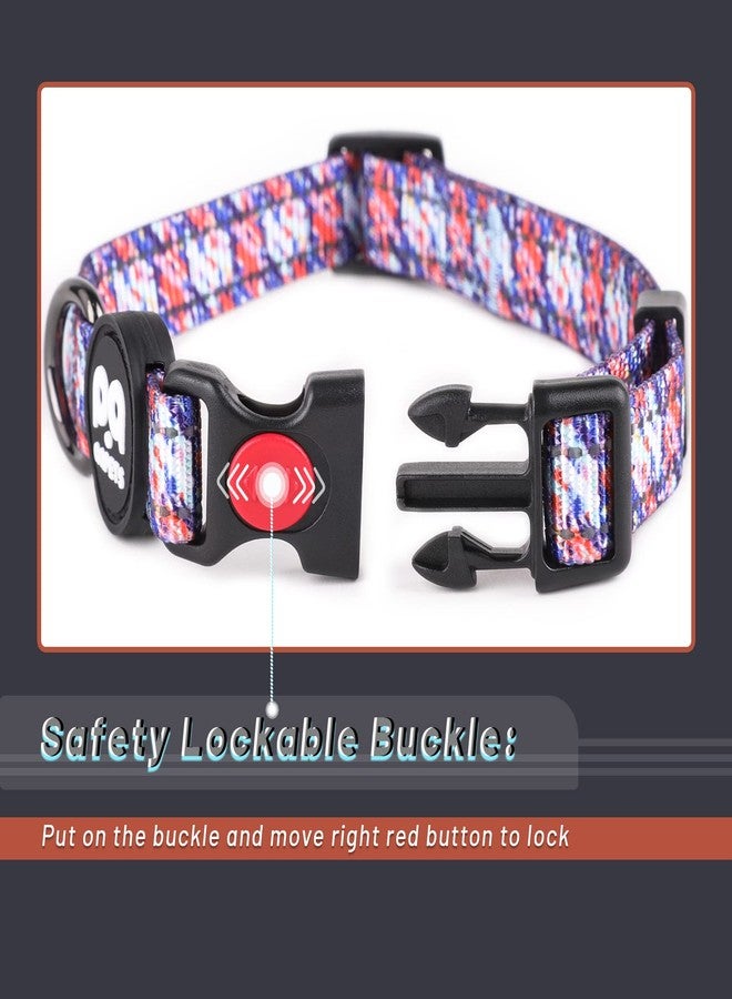 كيوكيو بيتس طوق عاكس للكلاب من QQPETS: نايلون ناعم مطبوع بنمط لطيف قابل للتعديل للجراء من الجنسين، صغير جدًا، متوسط، وكبير الحجم (رسومات جرافيتي صغيرة وملونة) - Image 3