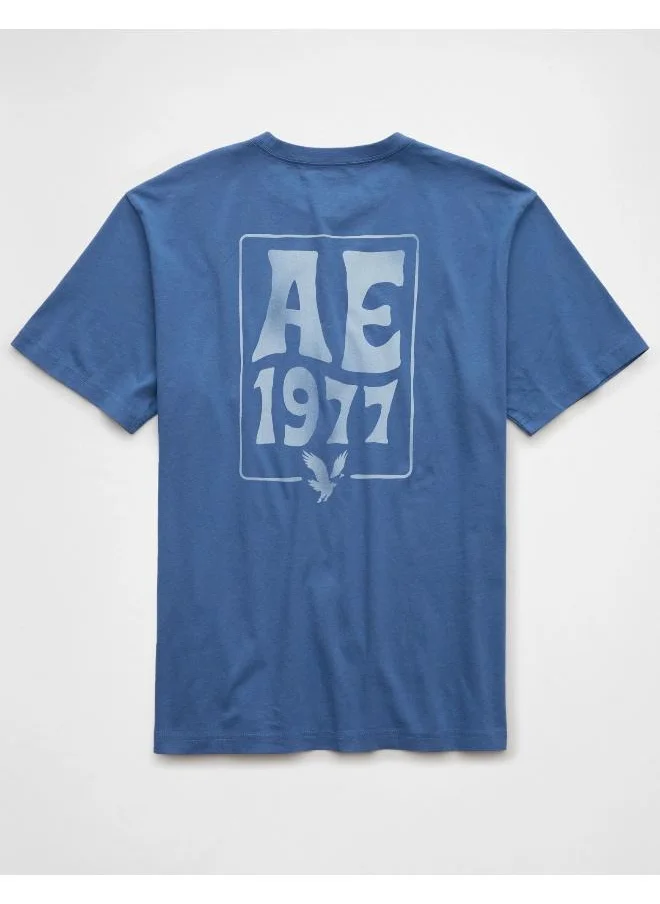 امريكان ايجل Graphic Logo Crew Neck T-Shirt