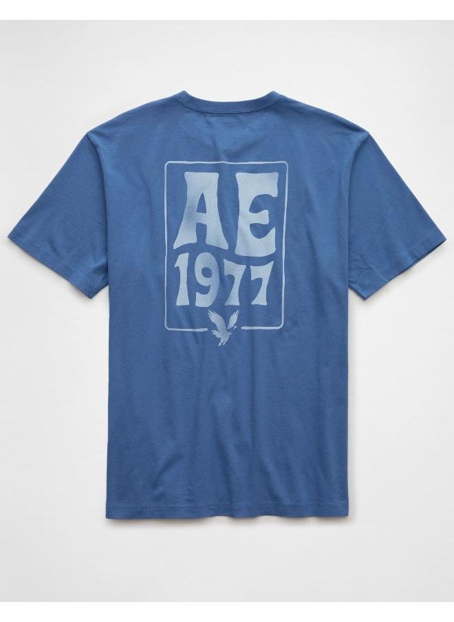 American Eagle - Graphic Logo Crew Neck T-Shirt - Image 1