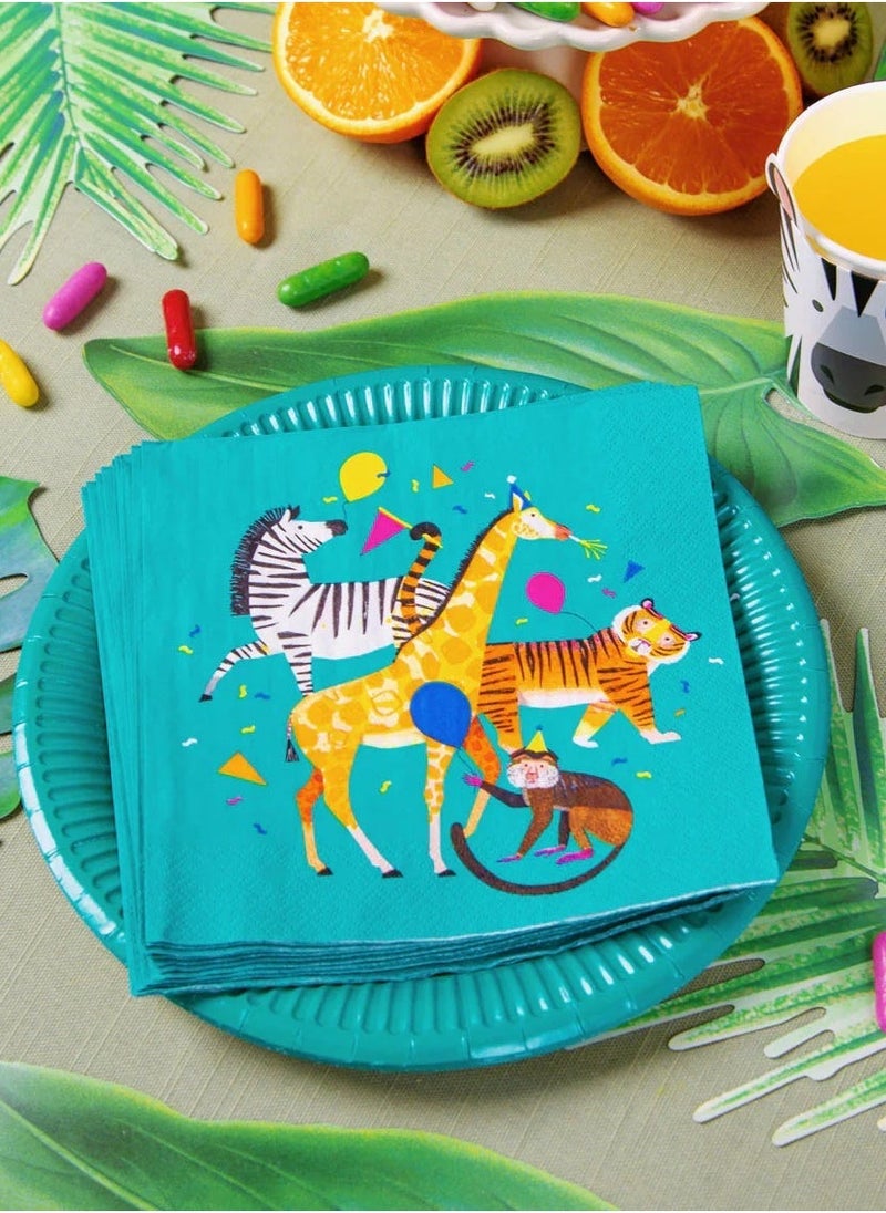 Talking Tables Party Animal Napkins  - Image 1