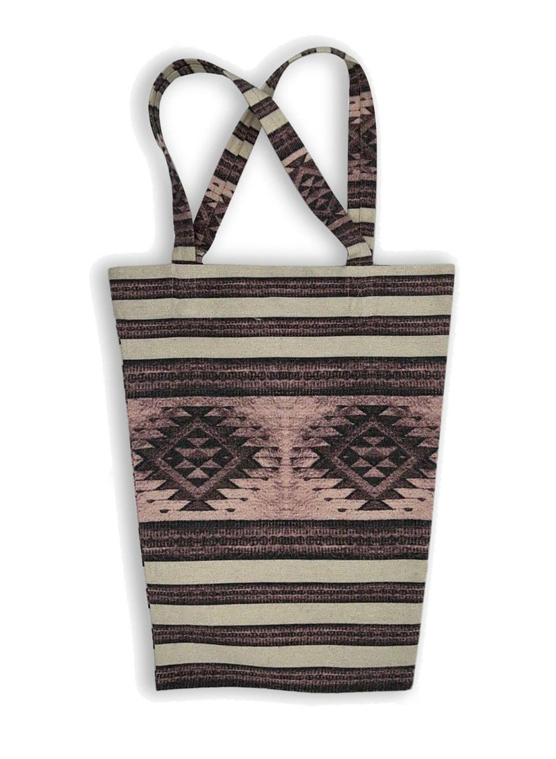 Gharibo Bags casual printed linen tote bag T230011A - Image 1