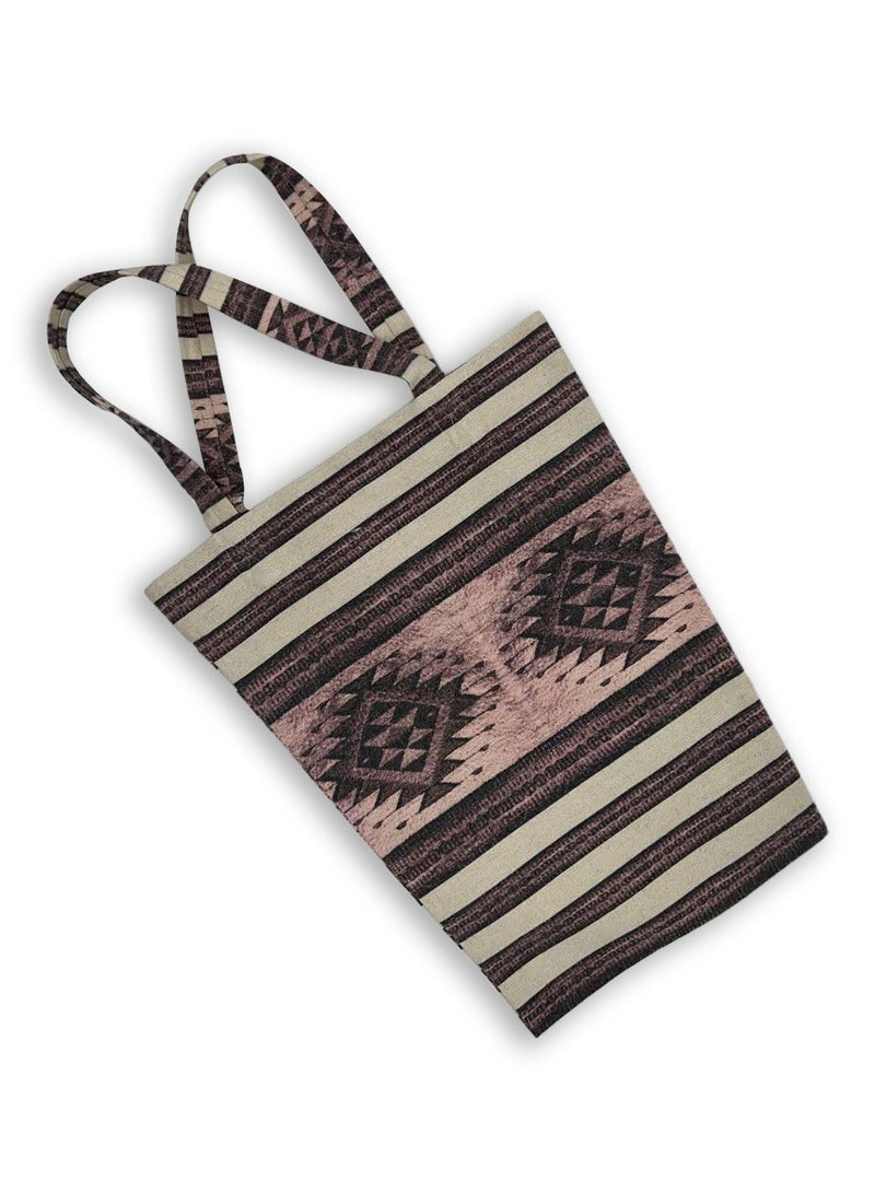 Gharibo Bags casual printed linen tote bag T230011A - Image 2