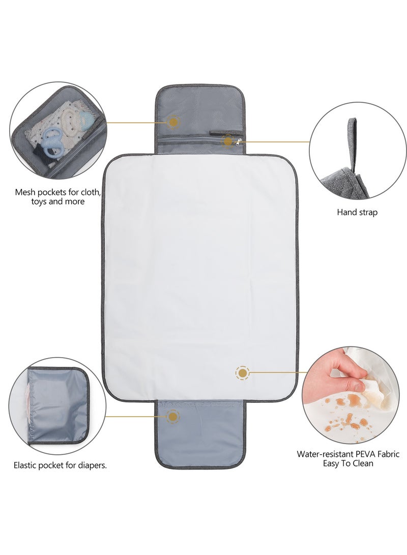 RedMapleTEK Foldable Diaper Bag for Going Out, Portable Baby Changing Pad - Image 2