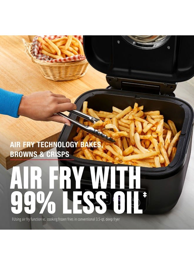 George Foreman Beyond Grill™ 7-in-1 Electric Indoor Grill with Air Fry, Black - Image 4
