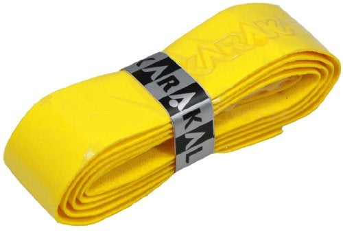 Karakal PU Supergrip Replacement Racquet Grip - Tennis/Badminton/Squash (Yellow, 6 x Grips) - Image 2