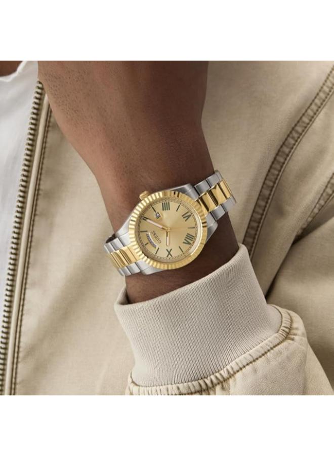 جس ساعة تناظرية كونيسور من الفولاذ المعاد تدويره مقاس  مم - Image 5