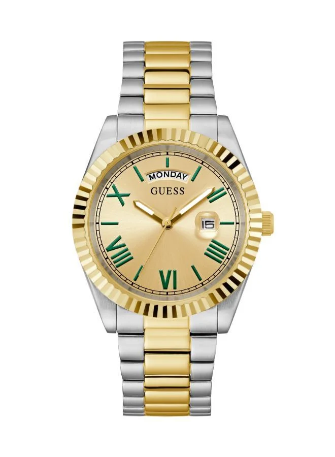 GUESS CONNOISSEUR Recycled Steel 42 mm Analog Watch