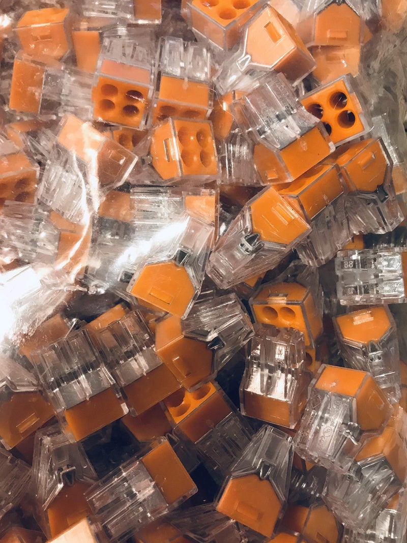 Wago 773-104 4-Pin Push Wire Connectors for Junction Boxes - 500 PK - Image 2