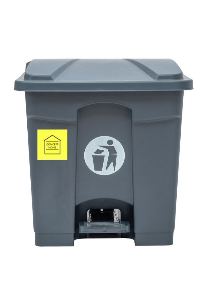 Concept home - Garbage Bin 20L | 30L | 50L | 70L | 100L Grey - Image 1