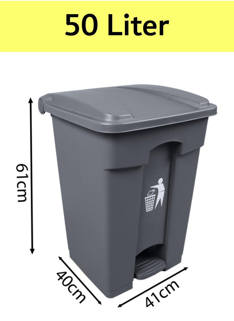 Concept home - Garbage Bin 20L | 30L | 50L | 70L | 100L Grey - Image 1