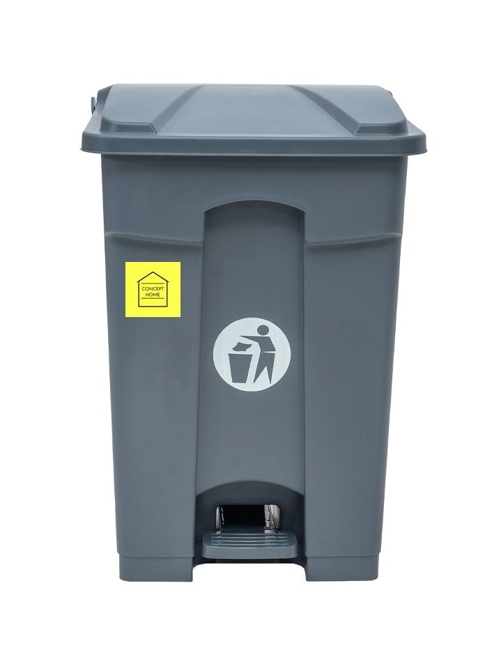 Concept home - Garbage Bin 20L | 30L | 50L | 70L | 100L Grey - Image 1
