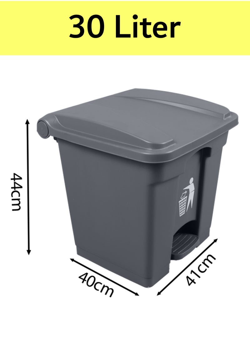 Concept home - Garbage Bin 20L | 30L | 50L | 70L | 100L Grey - Image 1