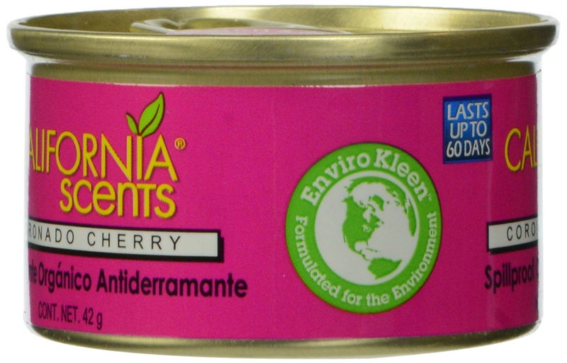 California Scents معطرات هواء عضوية مضادة للتسرب من كاليفورنيا، كرز كورونادو، علبة 1.5 أونصة - Image 4