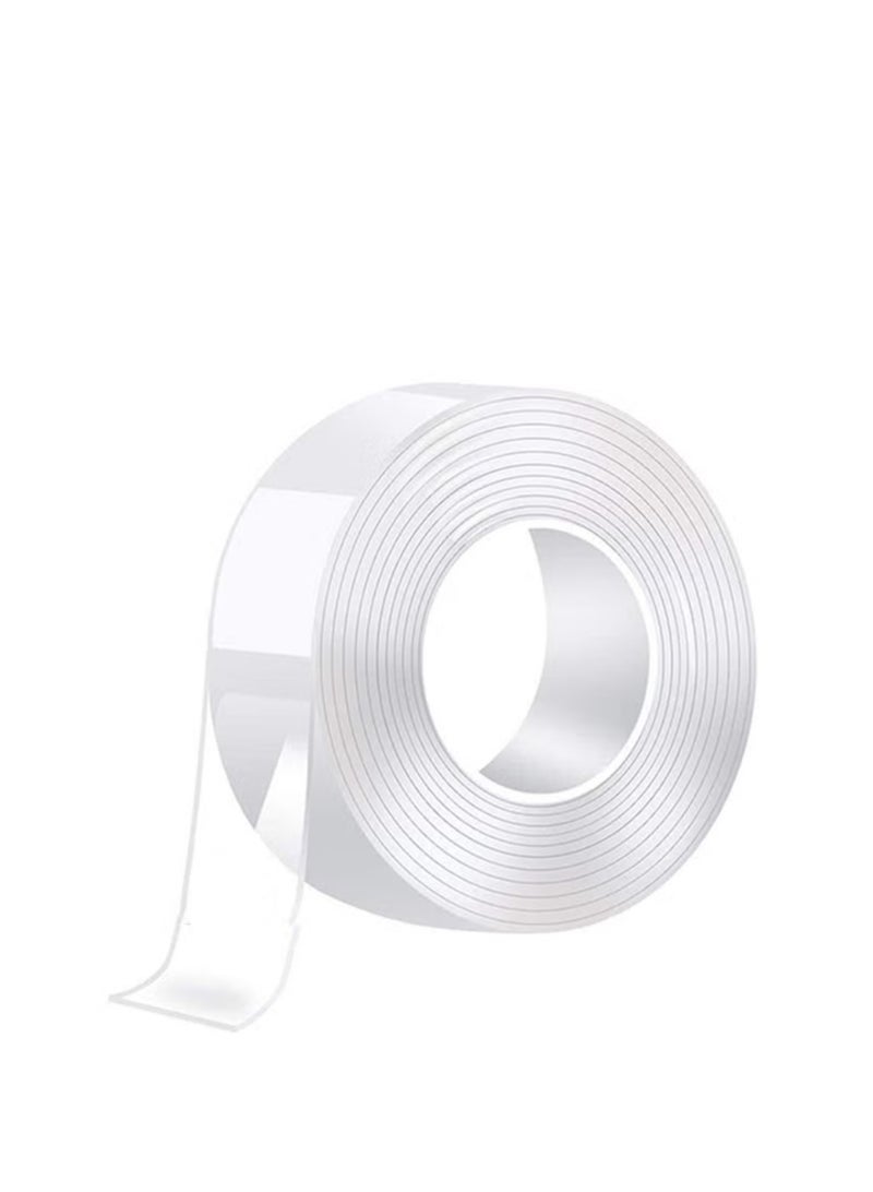Removable double-sided adhesive tape. Transparent. - Image 1