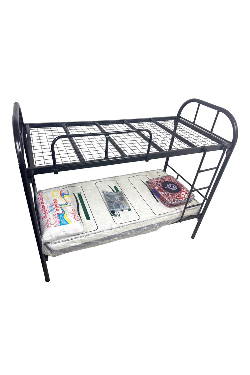 Iron bed package bunk bed 190*90 cm, with a 1 mattress 190*90*10 cm,1 blankets 1 kg, 1 a mattress cover 190*90 cm and 1 a pillow 65*35 cm. - Image 1