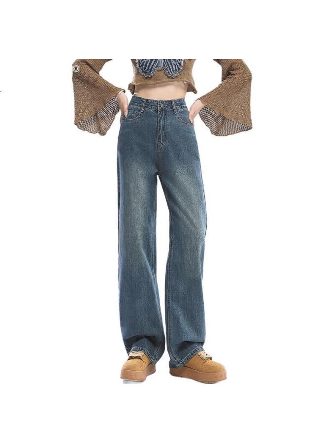 EPTISON Yipin Tiancheng Spring/Summer Wide Leg Jeans For Women Fashion Loose-Fit High-Waisted Age-Reducing Slimming Pants Women - Image 2