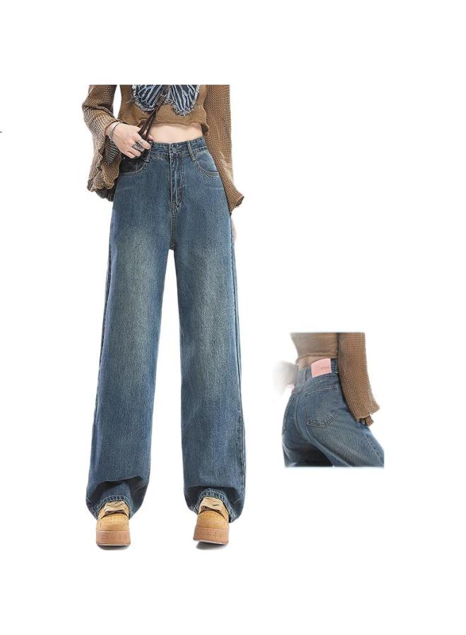 EPTISON Yipin Tiancheng Spring/Summer Wide Leg Jeans For Women Fashion Loose-Fit High-Waisted Age-Reducing Slimming Pants Women - Image 3