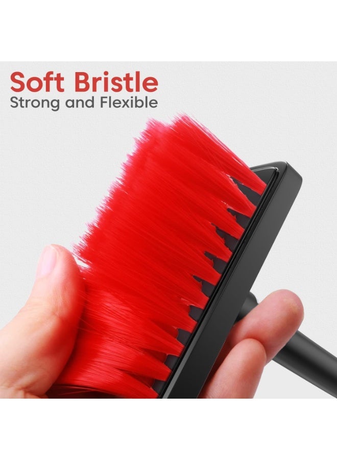 مجموعة تنظيف إلكترونيات 5 في 1 - مجموعة احترافية لإزالة الغبار عن لوحة المفاتيح، والماوس، والكمبيوتر المحمول، وسماعات الرأس، والهواتف المحمولة، مع فرشاة نايلون، وإسفنجة تنظيف، وقلم معدني، وأداة لسحب المفاتيح - Image 4