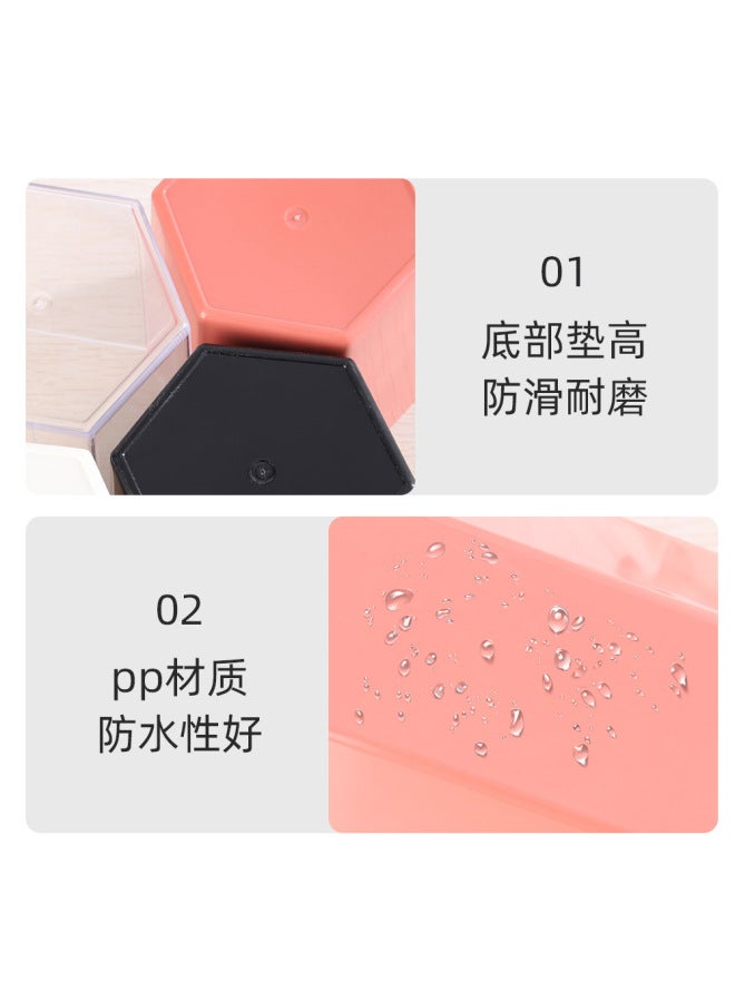 HELPS Multi-functional Large-capacity Pen Holder Creative Student Desktop Stationery Pen Barrel Office Simple Cosmetic Brush Storage Barrel - Image 4