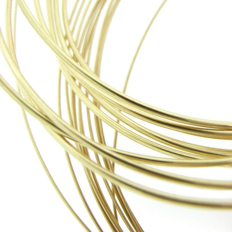 ART IFACT ART IFACT 5 Meters Brass Wire 16 Gauge 1626 mm Diameter Golden Wire for Jewellery DIY Jewellery Artistic 