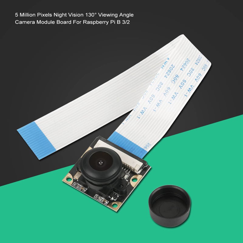 OV5647 Camera Module 5MP 130 Degree Wide Angle Night Vision with 15cm Ribbon Cable - Image 3