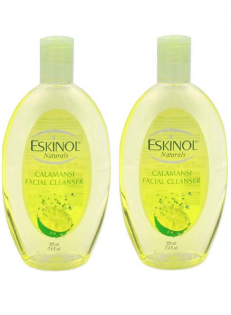 Eskinol Two Pieces Of Calamansi Facial Cleanser 225x2 ml