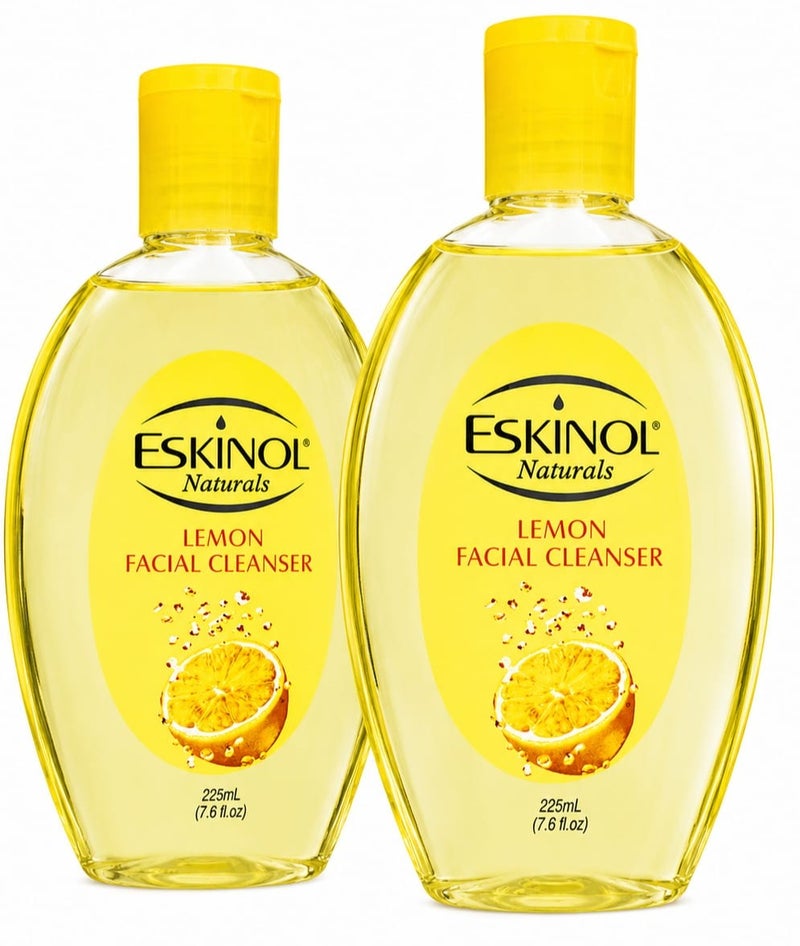 Eskinol Naturals Lemon Facial Cleanser, 2 x 225ml - Image 1