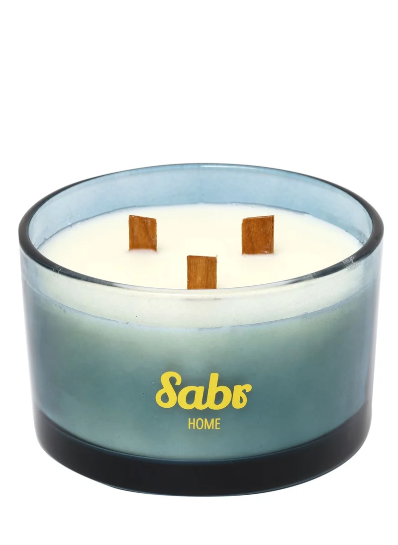 Sabr Bergamot & Patchouli, Wahah Wood Wick Candle 520G