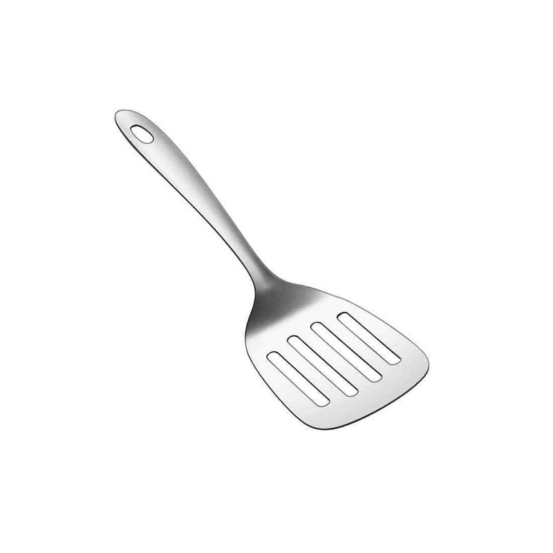 Sameer Sales Stainless Steel Pearl Turner Perforated Server 255cm Silver - Image 3