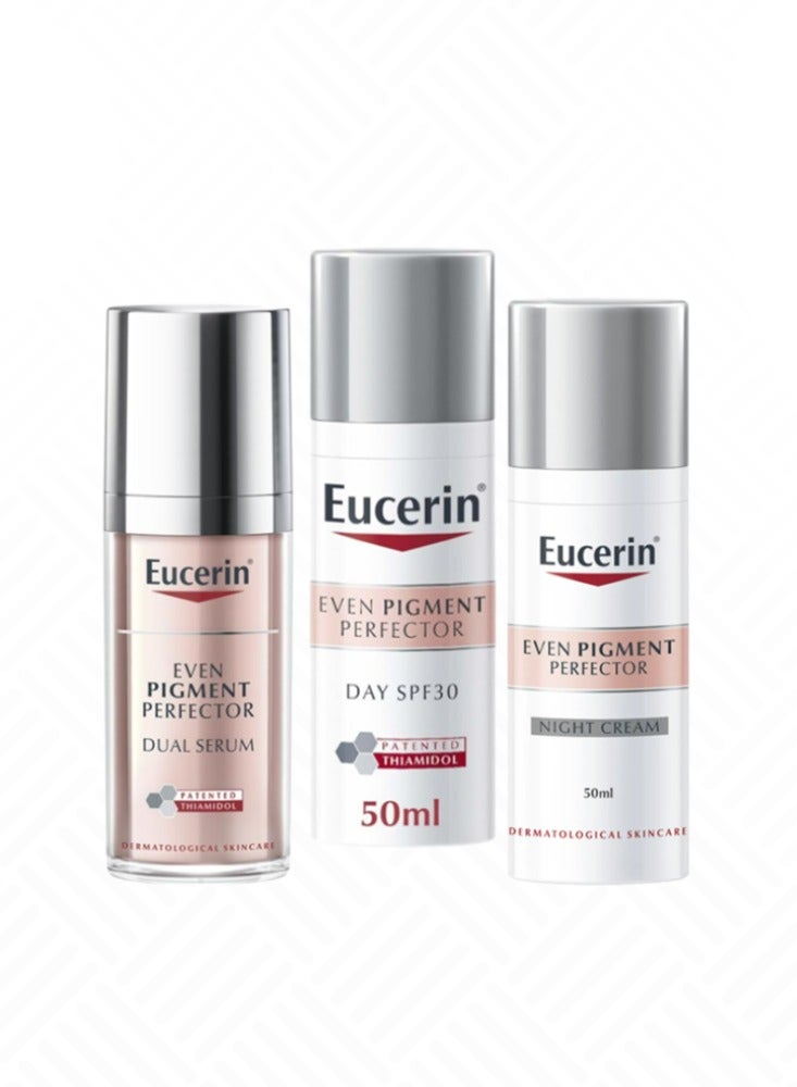 يوسيرين تشكل مجموعة Eucerin للتفتيح والحماية طوال اليوم الحل الأمثل لأولئك الذين يريدون بشرة أكثر إشراقًا.