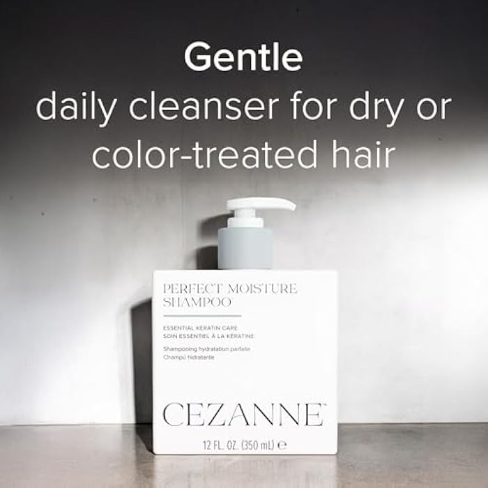 cezanne شامبو سيزان المثالي للترطيب - منظف يومي خالي من الكبريتات، كيراتين وكينوا - لتر (آمن للألوان) - Image 2