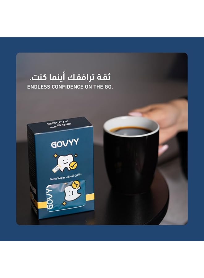 erorex Dental Cleaning Tissues – 15 Individually Wrapped Tissues Specially Designed For Dental Care. - Image 2