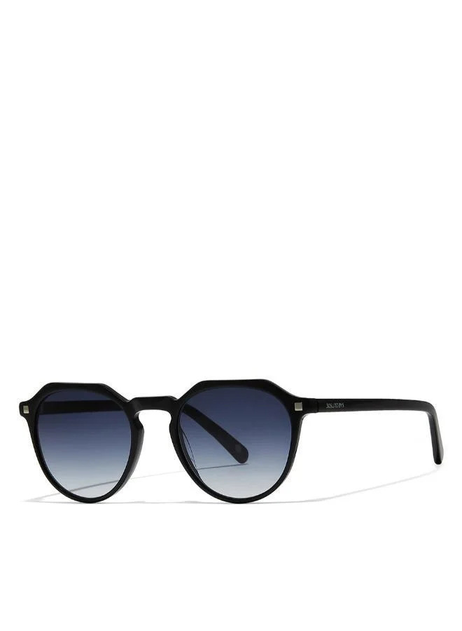 30Sundays 30Sundays DAREDEVIL,Unisex Sunglasses, Geometric Sunglasses, UV Protection: UV400 (Black,Blue)