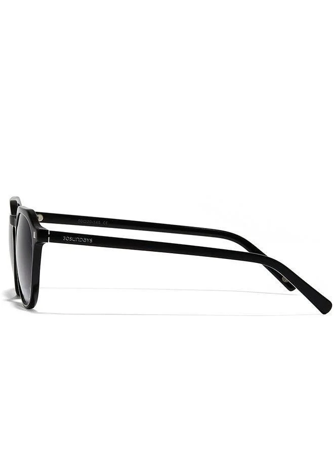 30Sundays 30Sundays DAREDEVIL,Unisex Sunglasses, Geometric Sunglasses, UV Protection: UV400 (Black,Blue)