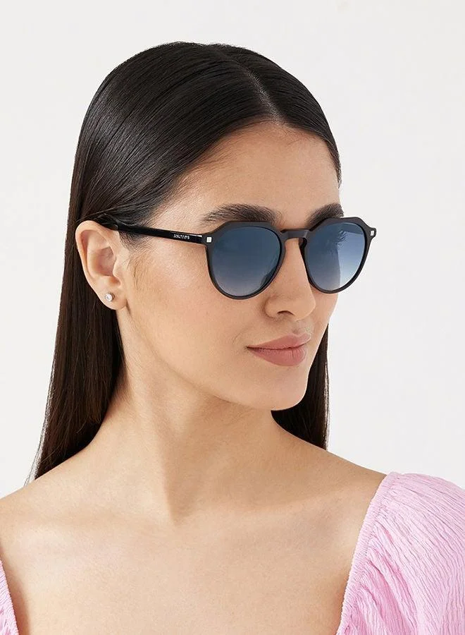 30Sundays 30Sundays DAREDEVIL,Unisex Sunglasses, Geometric Sunglasses, UV Protection: UV400 (Black,Blue)