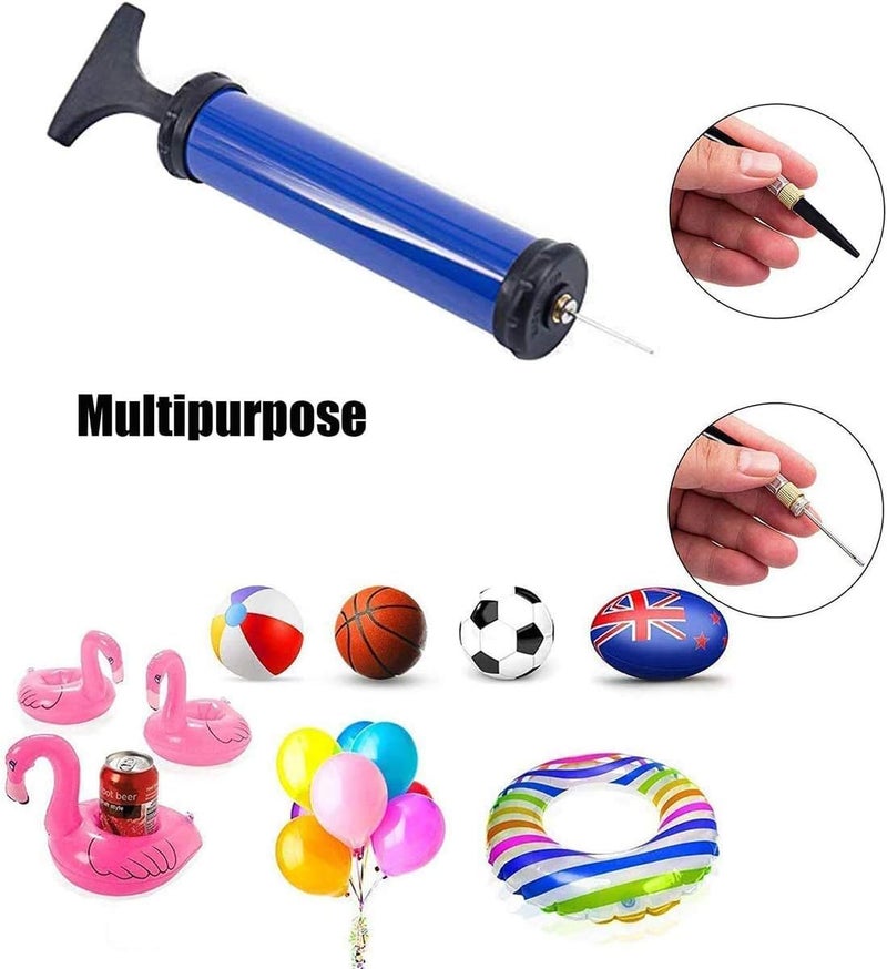 Luckam Air Pump, Sports Ball Tool Inflator Ball Pump with 7 Pcs Needles, 1 Pcs Valve Adapter and 1 Pcs Air Hose for Football Basketball Volleyball Rugby Balloons, Other Inflatable - Image 2