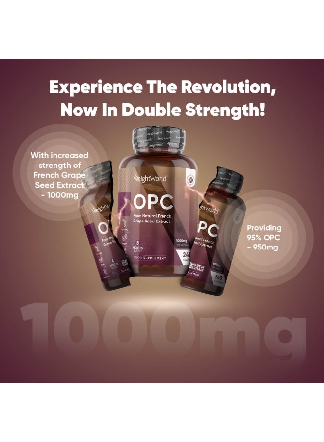 OPC (مستخلص بذور العنب الفرنسي) – يدعم صحة ووظيفة الخلايا الطبيعية، 240 كبسولة، صنع في المملكة المتحدة - Image 2