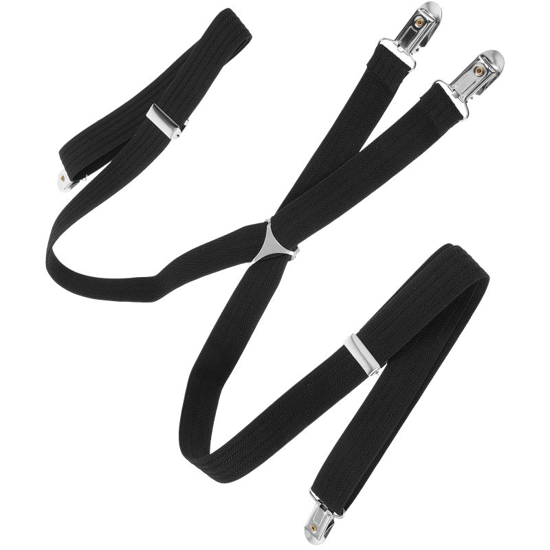 2pcs Mens Suspender Elastic Mens Suit Suspender Women Suspender Adjustable Pant Suspender - Image 1