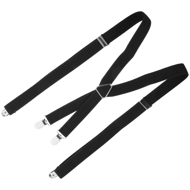 2pcs Mens Suspender Elastic Mens Suit Suspender Women Suspender Adjustable Pant Suspender - Image 3