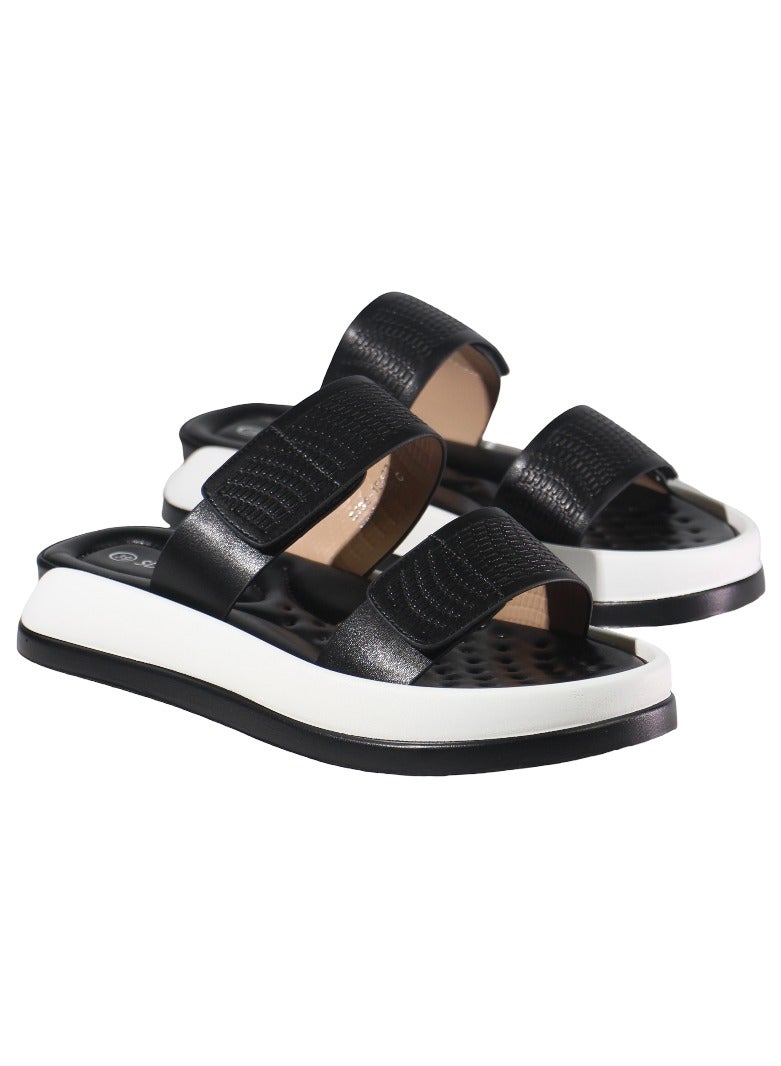 SD.Felano SD Felano Women's Slip-On Platform Sandals | Lightweight Open Toe Slides for Women & Girls | Comfortable Cushioned Summer Footwear for Travel, Beach & Daily Wear - Image 1