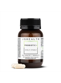 JSHealth Vitamins Gut Health and Immunity Formula | Probiotics for Women and Men | Shelf Stable Probiotic Supplement for Digestive Health and Immune Support (30)  - Image 1