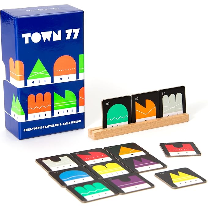 Oink Games Town 77 - Japanese Puzzle Game | 1-5 Players | Ages 9+ | Build Your Town Strategically - Image 1