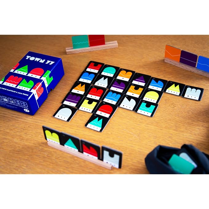 Oink Games Town 77 - Japanese Puzzle Game | 1-5 Players | Ages 9+ | Build Your Town Strategically - Image 2