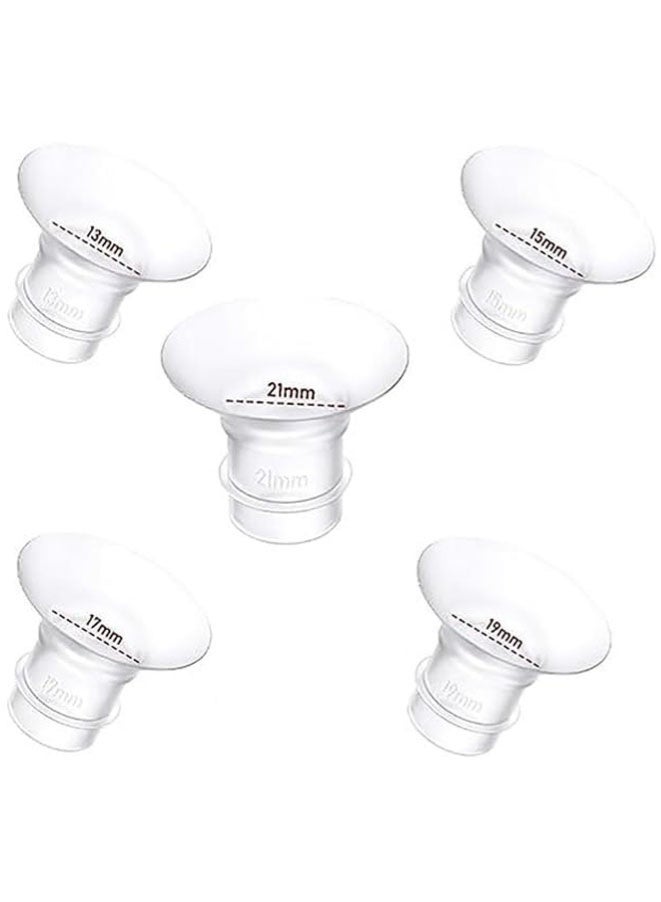 FASHION MANIA Wearable Breast Pump Accessories, 13/15/17/19/21mmmm Wearable Breast Pump Parts Replacement, 5PCS - Image 1