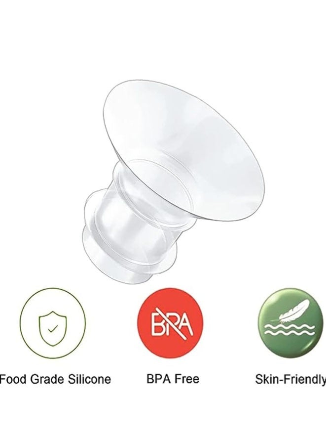 FASHION MANIA Wearable Breast Pump Accessories, 13/15/17/19/21mmmm Wearable Breast Pump Parts Replacement, 5PCS - Image 2