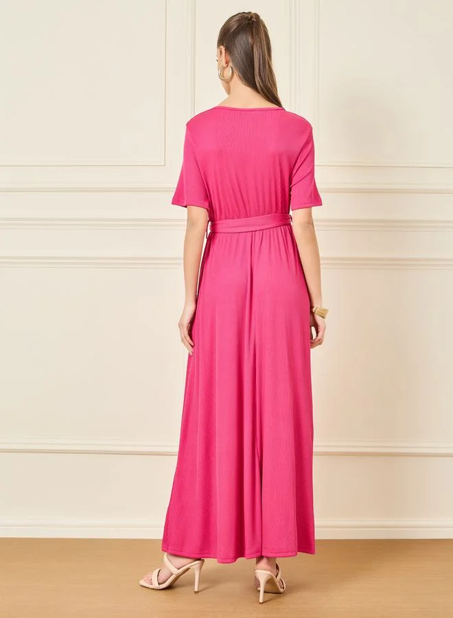 Styli Ribbed Knit Dress