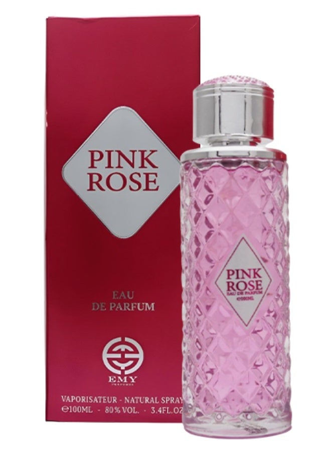 EMYC 3 Pieces Pink Rose Perfume For Women 100ml EDP - Image 2