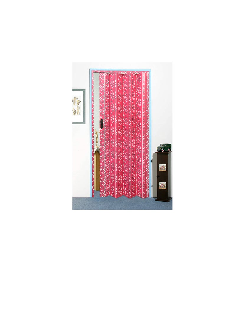 ROBUSTLINE Robustline Folding Sliding Doors 210cm Height x 100cm Width, Made in Taiwan (PINK) - Image 2
