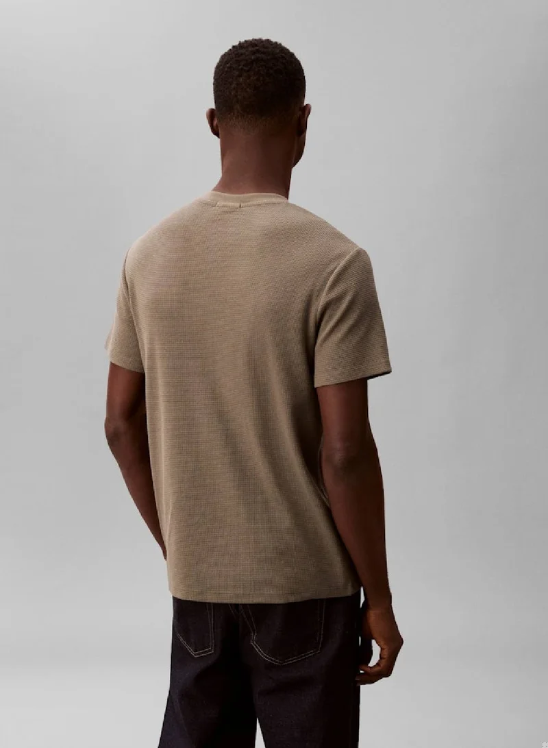 Calvin Klein Jeans  Classic Waffle T-Shirt for Men | Best Price UAE